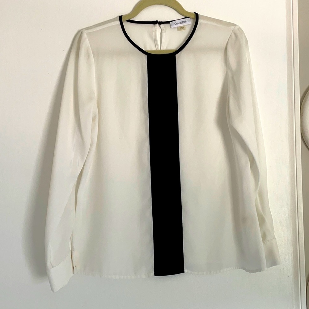 Sheer White Blouse